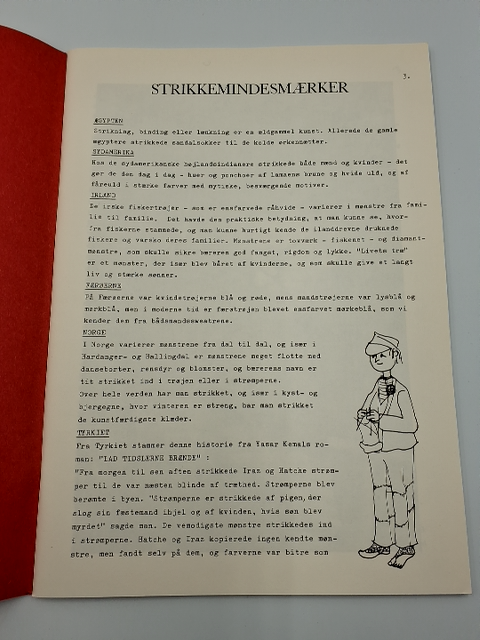 Sjældent udbudt hæfte. Hønsestrik